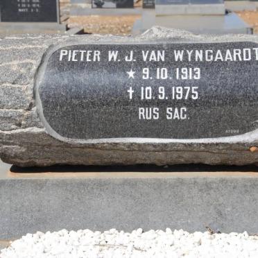 WYNGAARDT Pieter W.J., van 1913-1975