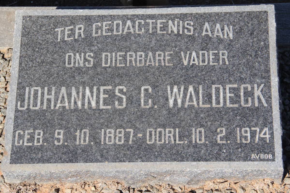 WALDECK Johannes G. 1887-1974