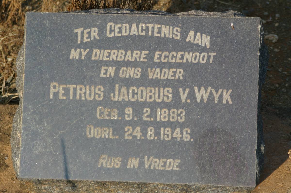 WYK Petrus Jacobus, v. 1883-1946