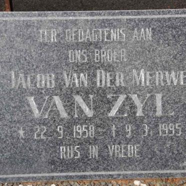ZYL Jacob van der Merwe, van 1958-1995