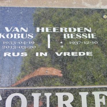 HEERDEN Kobus, van 1933-2013 &amp; Bessie 1937-