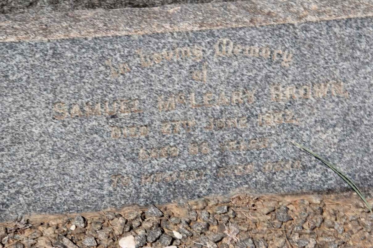 BROWN Samuel McCleary -1932