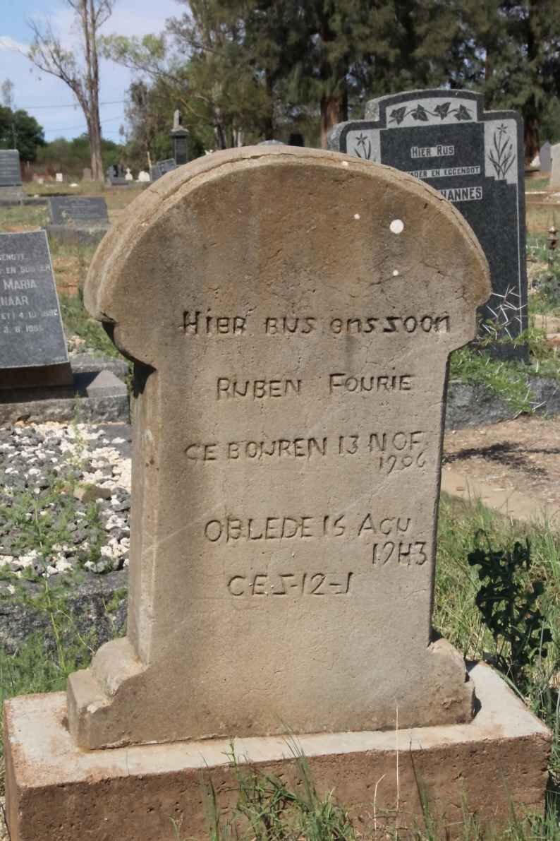 FOURIE Ruben 1906-1943