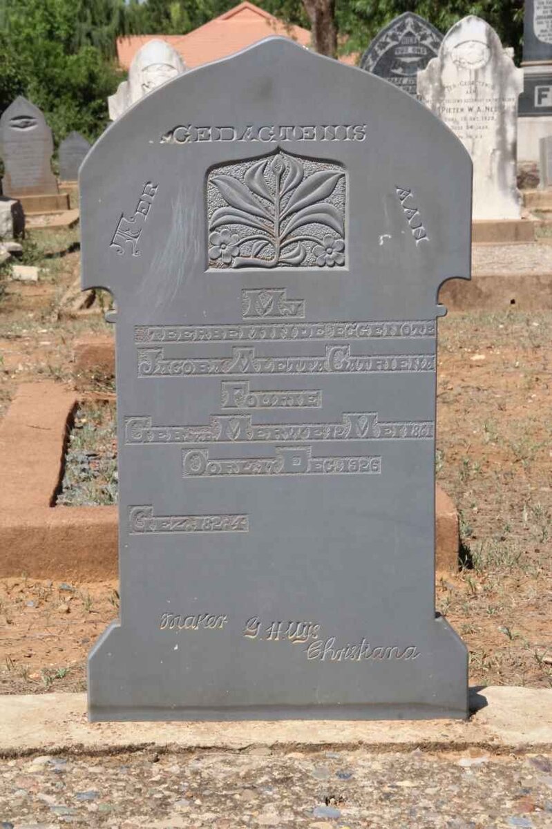 FOURIE Jacoba Aletta Catriena nee v.d. MERWE 1861-1926