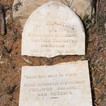 HEERDEN Dorothea Elizabeth, van 1895-1913