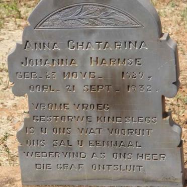 HARMSE Anna Chatarina Johanna 1929-1932