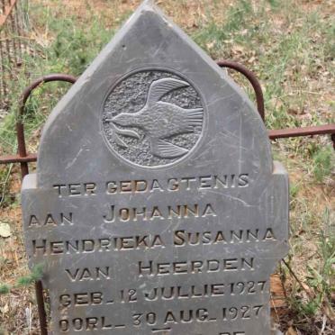 HEERDEN Johanna Hendrika Susanna, van 1927-1927