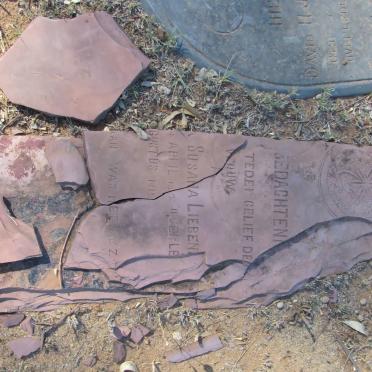 LIEBENBERG Susana - 191?