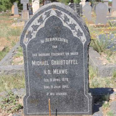 MERWE Michael Christoffel, v.d. 1879-1941
