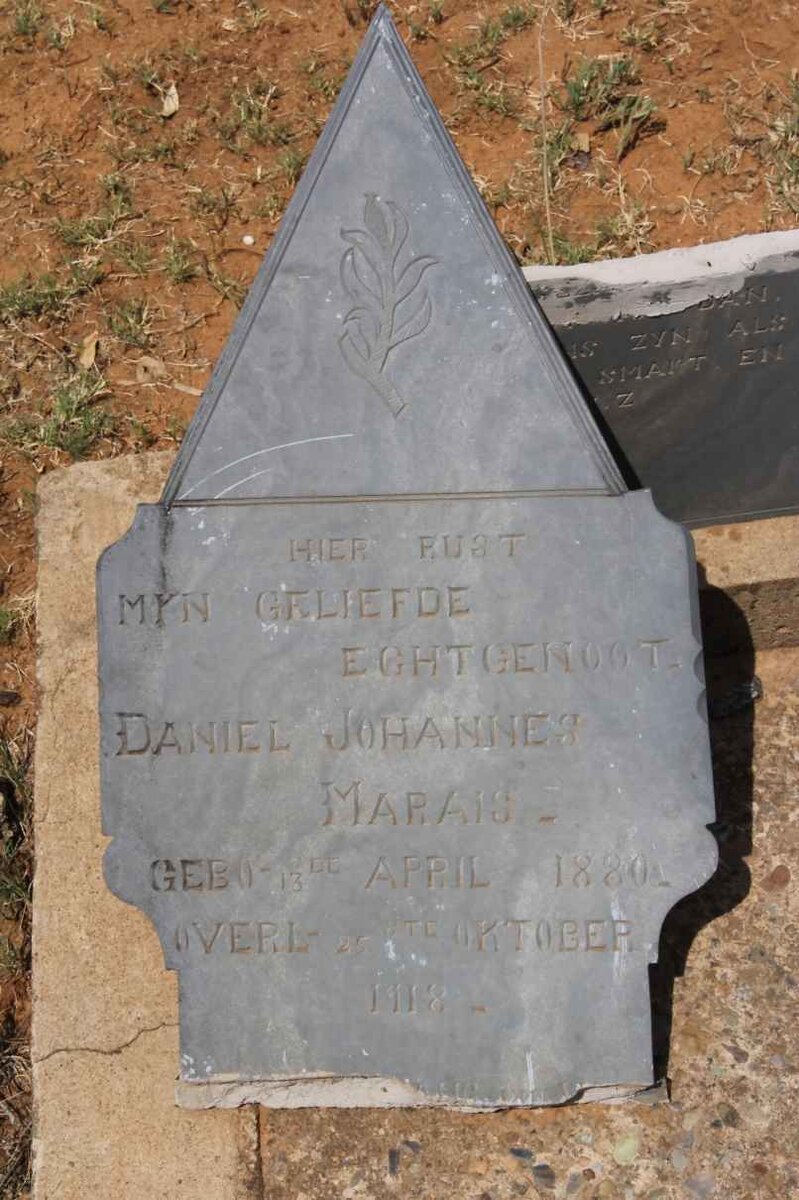 MARAIS Daniel Johannes 1880-1918