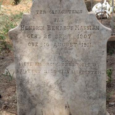 MASSIJN Hendrik Benadus 1907-1911