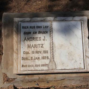 MARITZ Andries J. 1911-1925