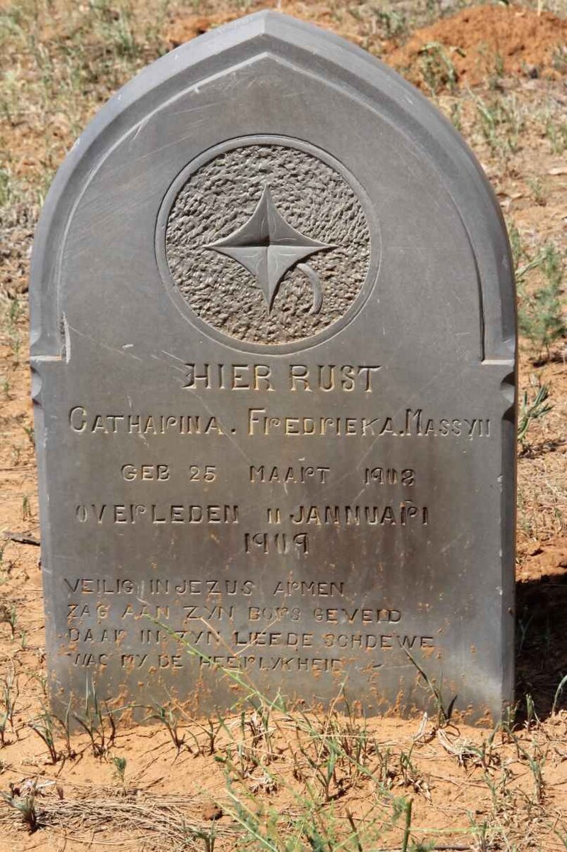 MASSYN Catharina Fredrieka 1902-1909