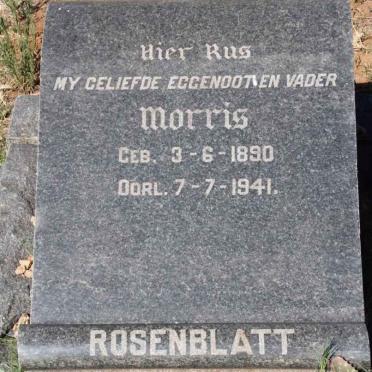ROSENBLATT Morris 1890-1941
