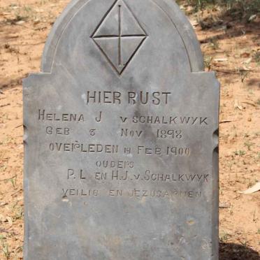 SCHALKWYK Helena J., v. 1898-1900