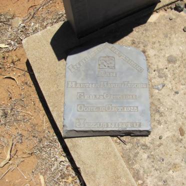 JACOBS Martha Maria 1921-1922