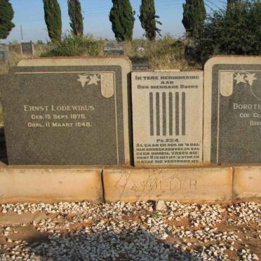 MOLLER Ernst Lodewikus 1875-1948 &amp; Dorothea Elizabeth CLAASEN 1883-1968