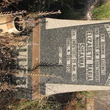 MOLLER Elizabeth Maria Susanna nee MOSTERT 1892-1953