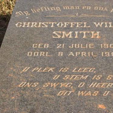 SMITH Christoffel Willem 1907-1966