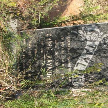 TAYLOR Cyril Raymond 1898-1982