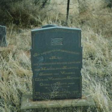 VUUREN Magdalena Aletta, Jansen van