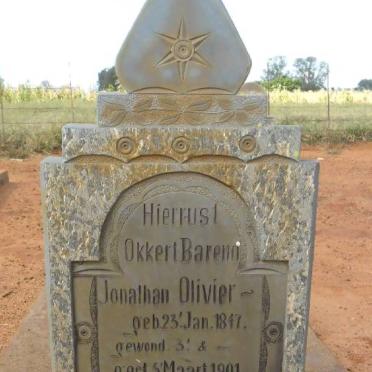 OLIVIER Okkert Barend Jonathan 1847-1901