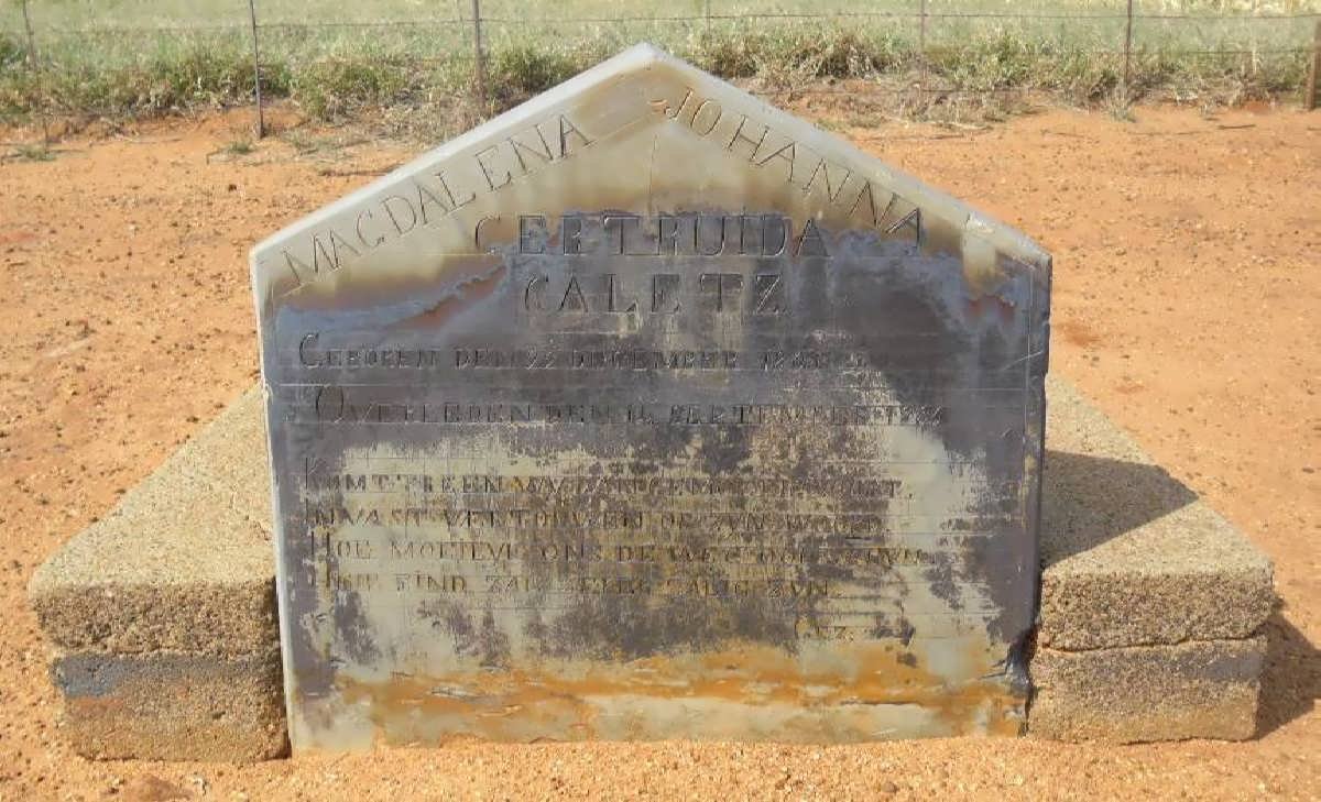 CALETZ Magdalena Johanna Gertruida