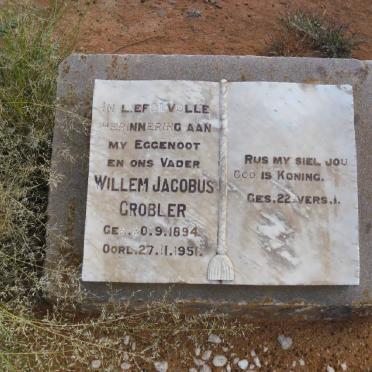 GROBLER Willem Jacobus 1894-1951