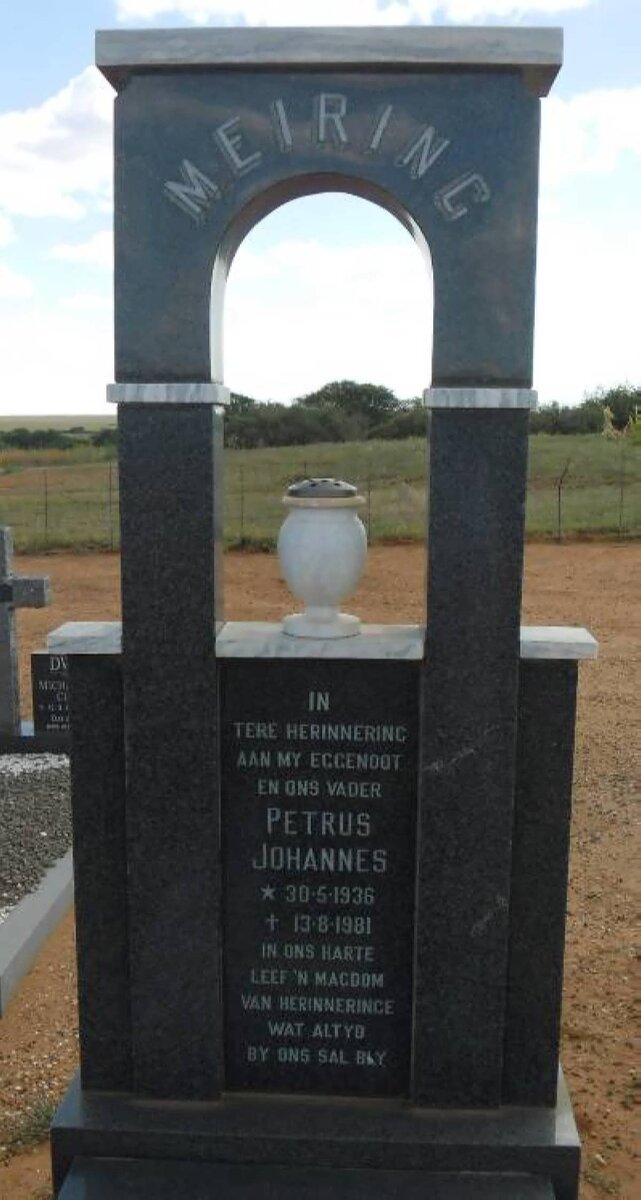 MEIRING Petrus Johannes 1936-1981
