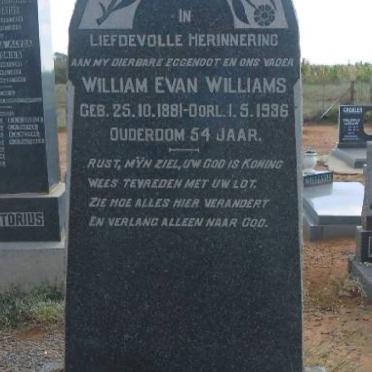 WILLIAMS William Evan 1881-1936