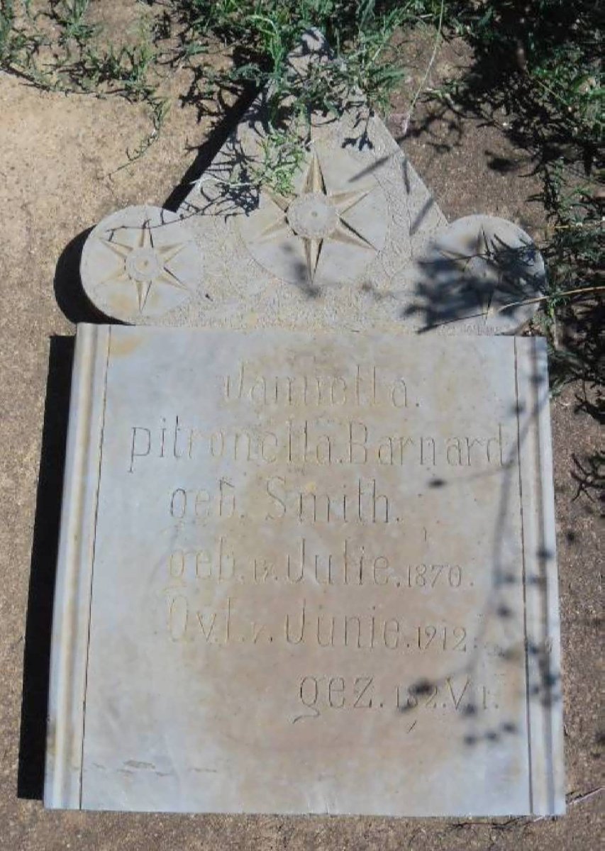 BARNARD Jamiella Pitronella nee SMITH 1870-1912