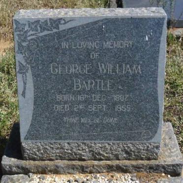 BARTLE George William 1887-1955