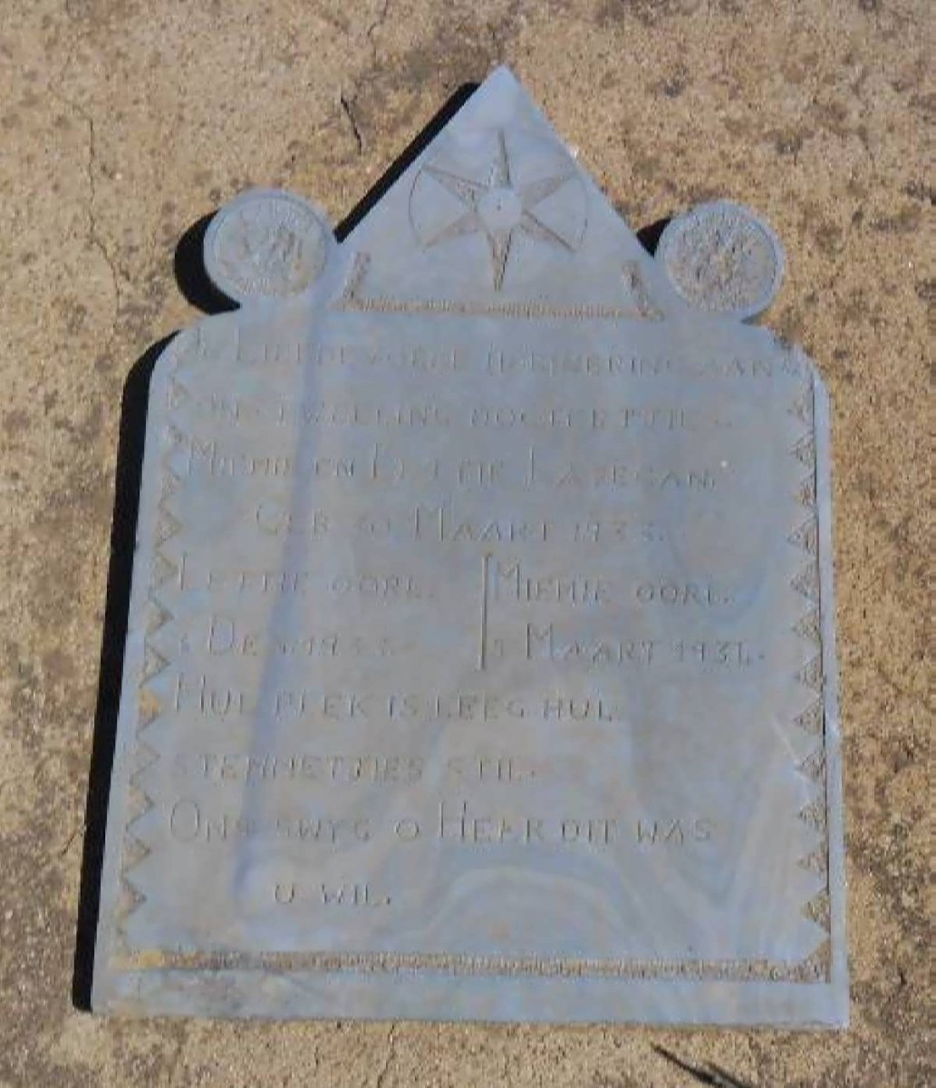 LATEGAN Miemie -1931 :: LATEGAN Lettie -