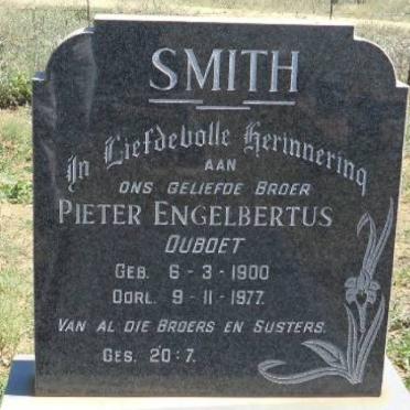 SMITH Pieter Engelbertus 1900-1977