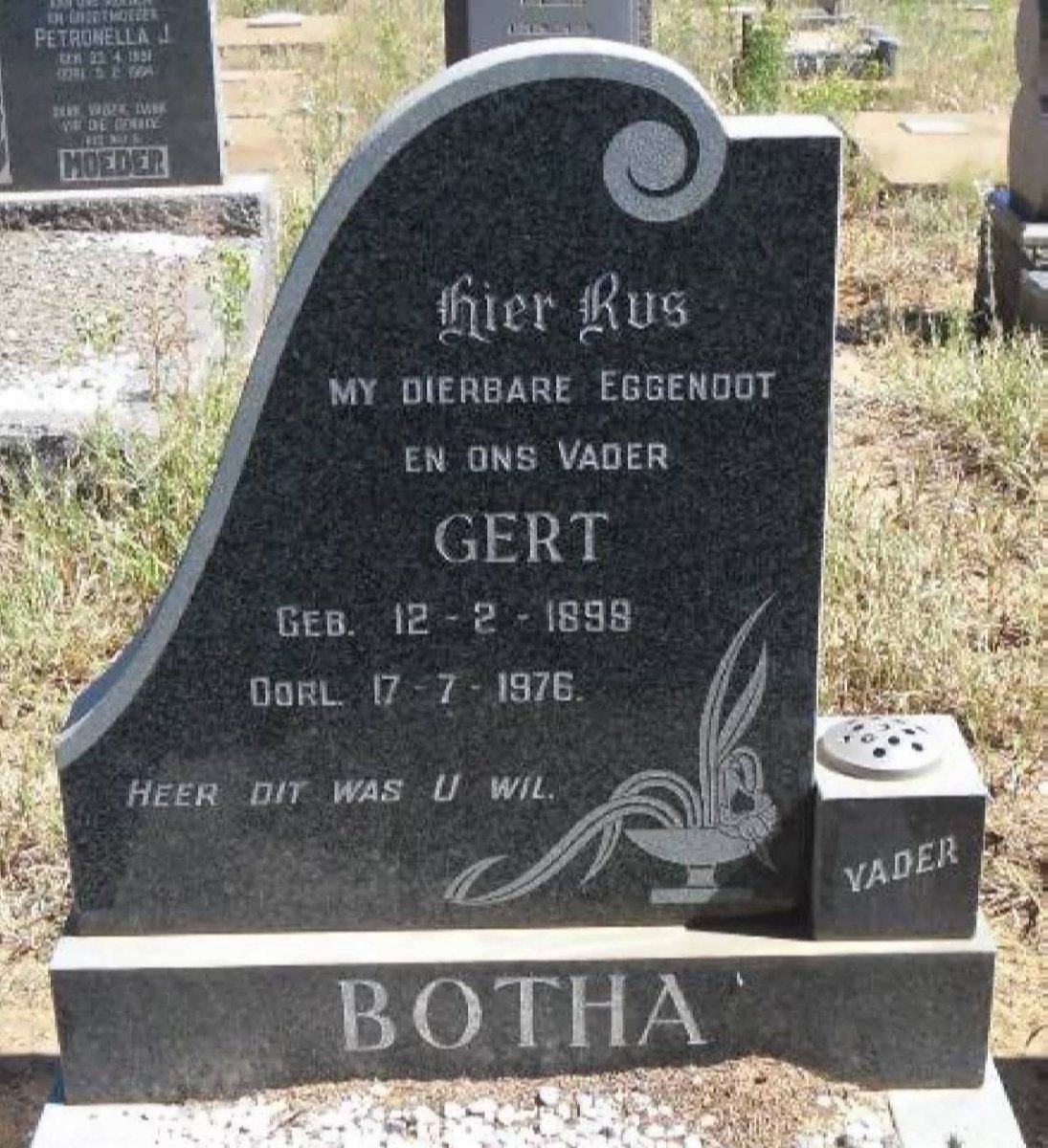 BOTHA Gert 1898-1976
