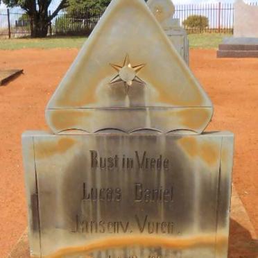 VUREN Lucas Daniel, Jansen van 1889-1909