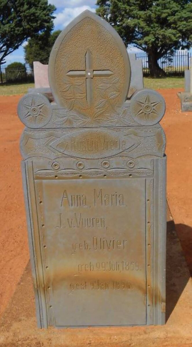 VUUREN Anna Maria J. van nee OLIVIER 1859-1896