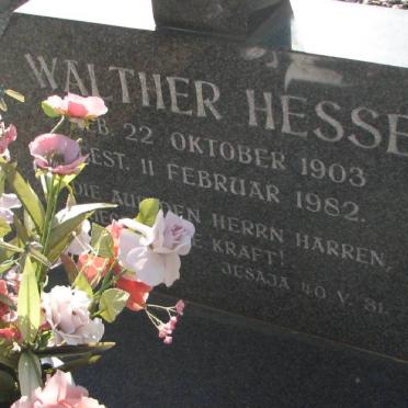 HESSE Walther 1903-1982