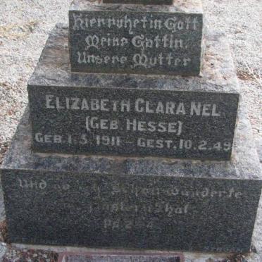 NEL Elizabeth Clara nee HESSE 1911-1949