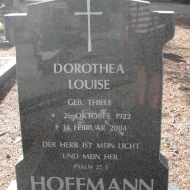HOFFMANN Dorothea Louise nee THIELE 1922-2004