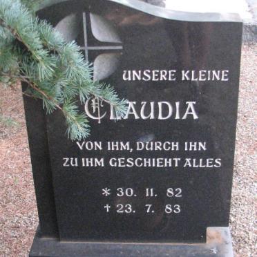 MOOLMAN Claudia 1982-1983