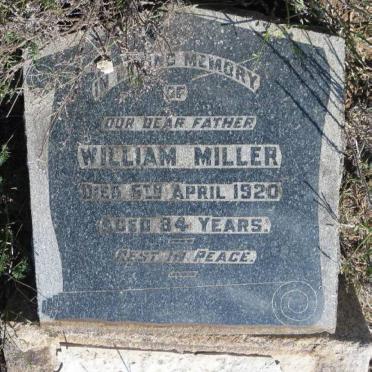 MILLER William -1920