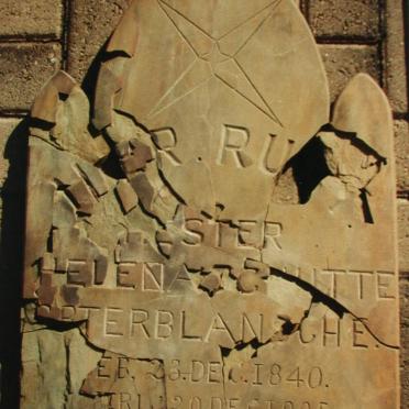 SCHUTTE Hester Helena nee TERBLANSCHE 1840-1905