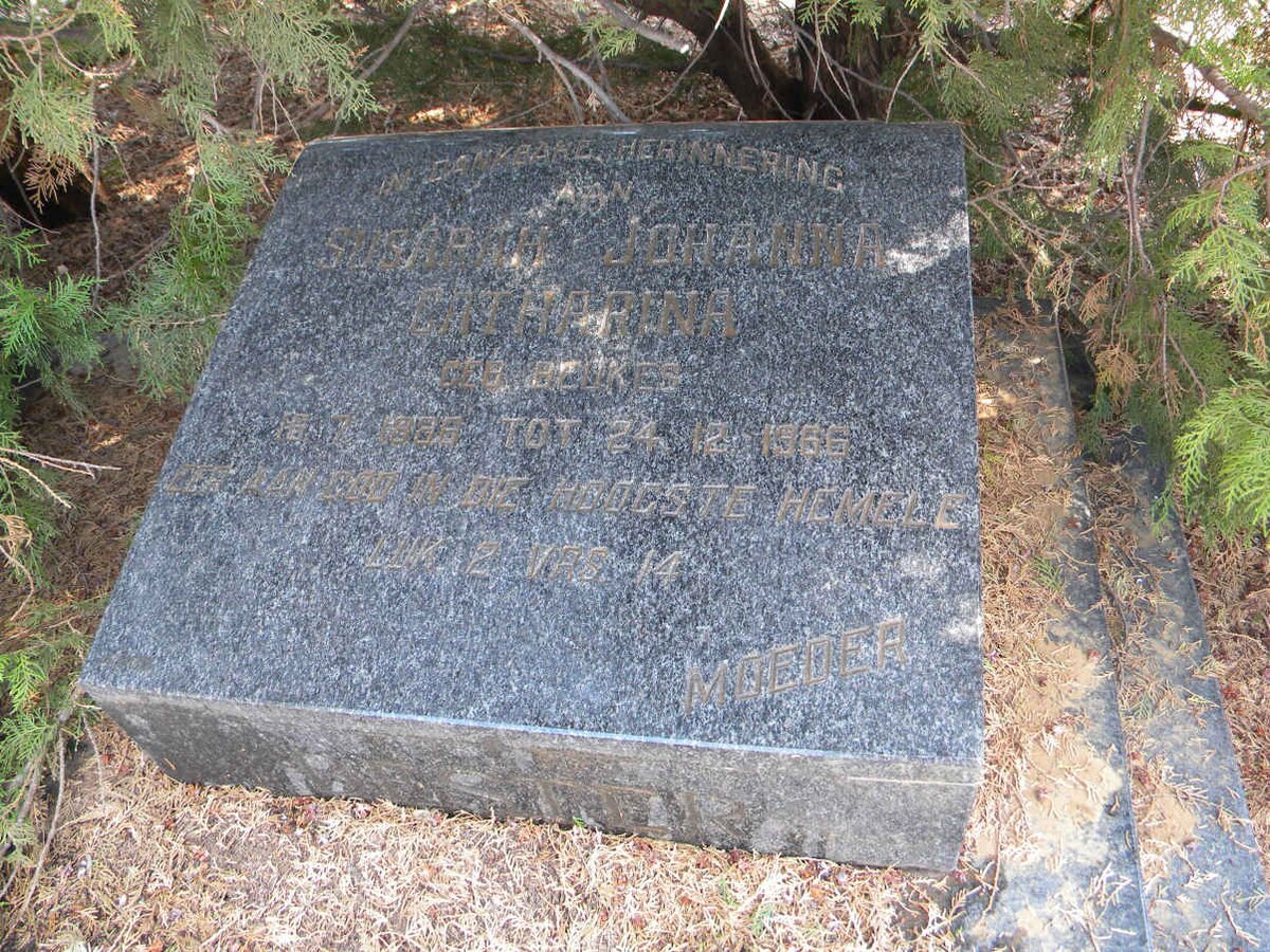 BESTER Susarah Johanna Catharina nee BEUKES 1896-1966