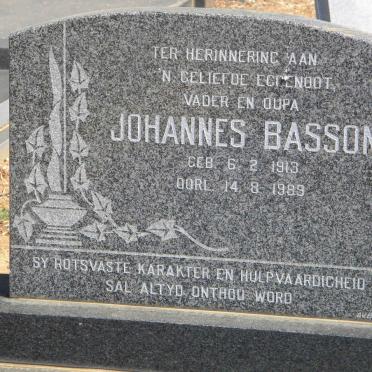 BASSON Johannes 1913-1989