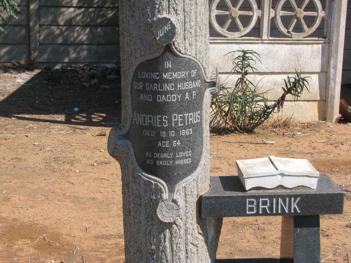 BRINK Andries Petrus -1963