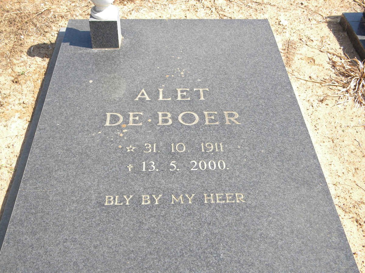 BOER Alet, de 1911-2000