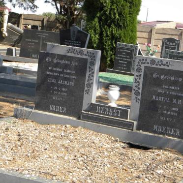 HERBST Izak Jacobus 1907-1979 &amp; Martha M.H.F. 1909-1996