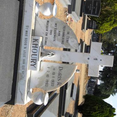 KHOURY Doris R. 1933-1993