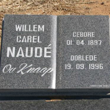 NAUDÉ Willem Carel 1897-1996